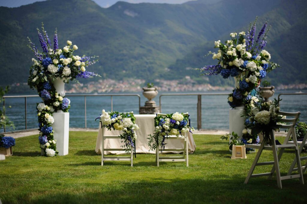 Cerimonia matrimonio in stile Americano lago di Como